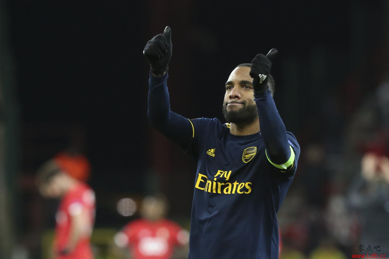 Athletic:拉卡泽特将在对阵西汉姆联的比赛中担任枪手队长