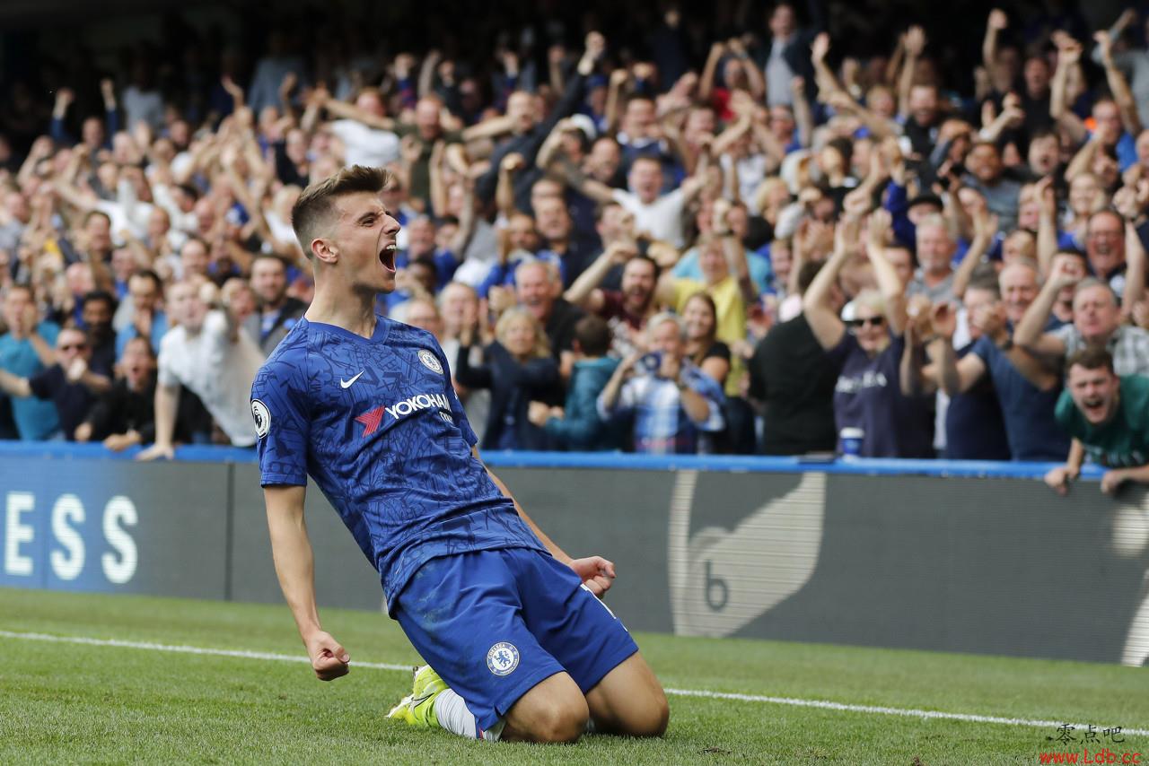 前途无量!芒特是切尔西队史打进20粒英超进球最年轻球员