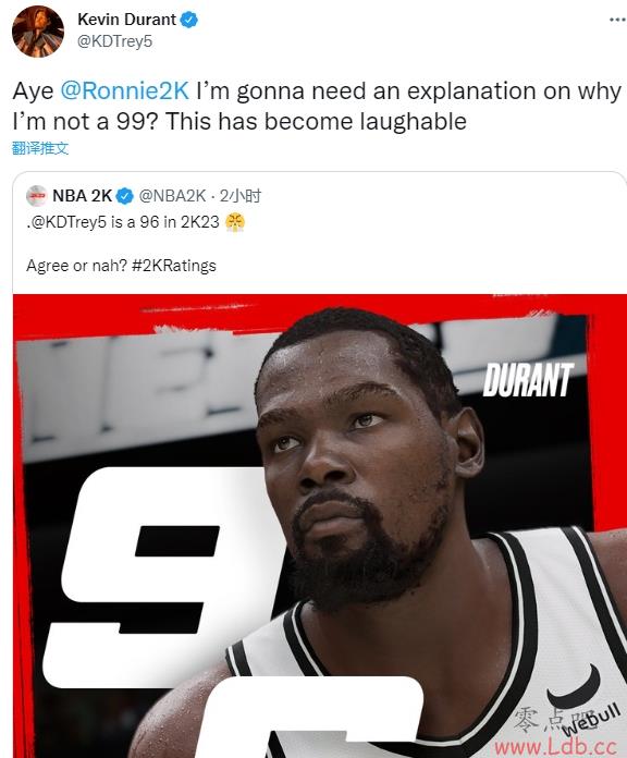KD@2KܲãΪʲôûﵽ99 Ҫһ ̫
