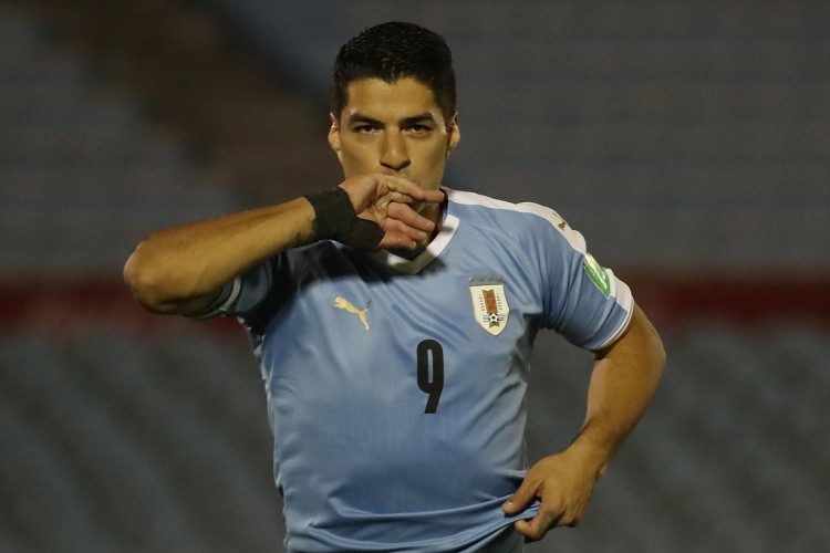 乌拉圭球员世界杯出场排名：穆斯莱拉第一，卡瓦尼、苏亚雷斯上榜