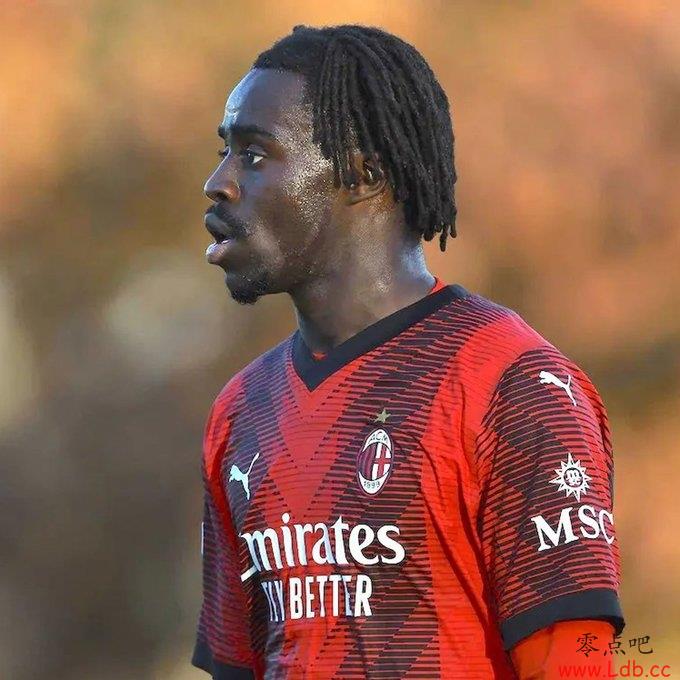 官方:流浪者从AC米兰预备队签下后卫恩西亚拉,7月1日正式加盟